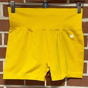 Forever 21 Yellow Athletic Shorts